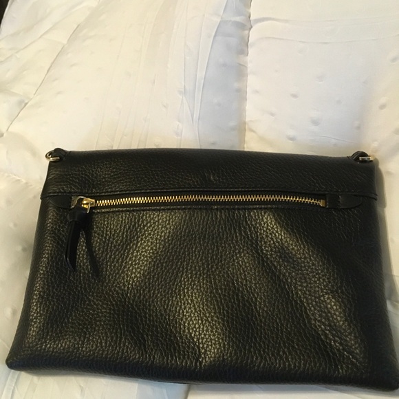 Michael Kors Black Clutch with Gold Ring - Picture 3 of 3